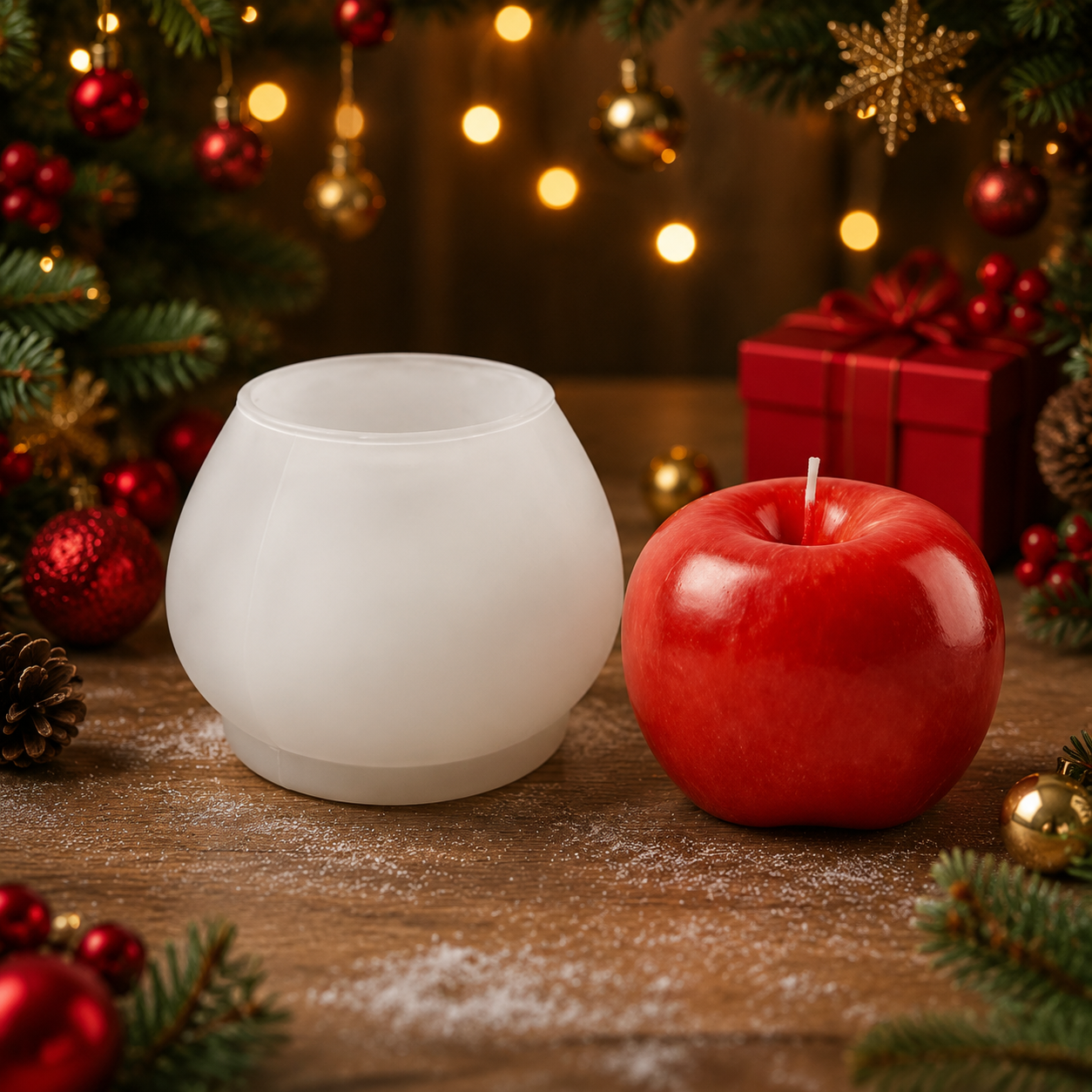 3D Apple Silicone Candle Molds - Candle Making Kit recension och pris