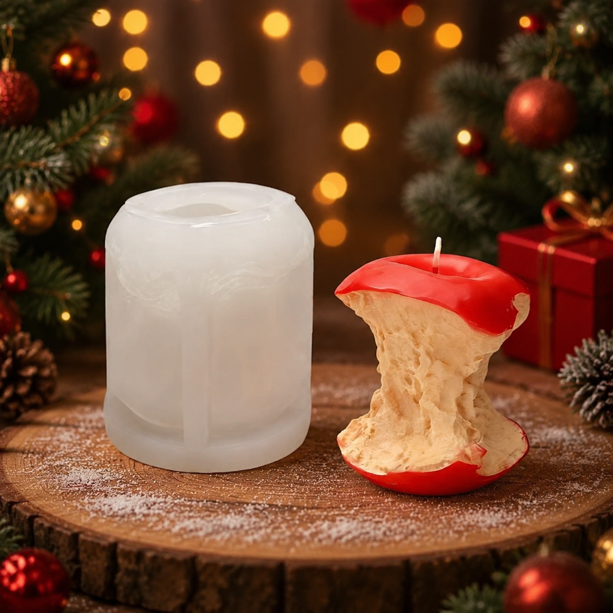 3D Apple Silicone Candle Molds - Candle Making Kit recension och pris