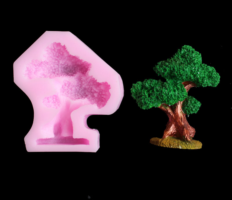 Pine tree silica gel mold DIY  - Candle Making Moulds recension och pris