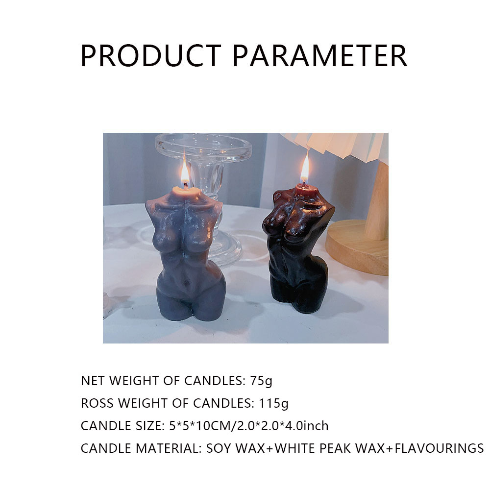 Female Torso Body Shape Scente - Candle Making Soy Wax recension och pris