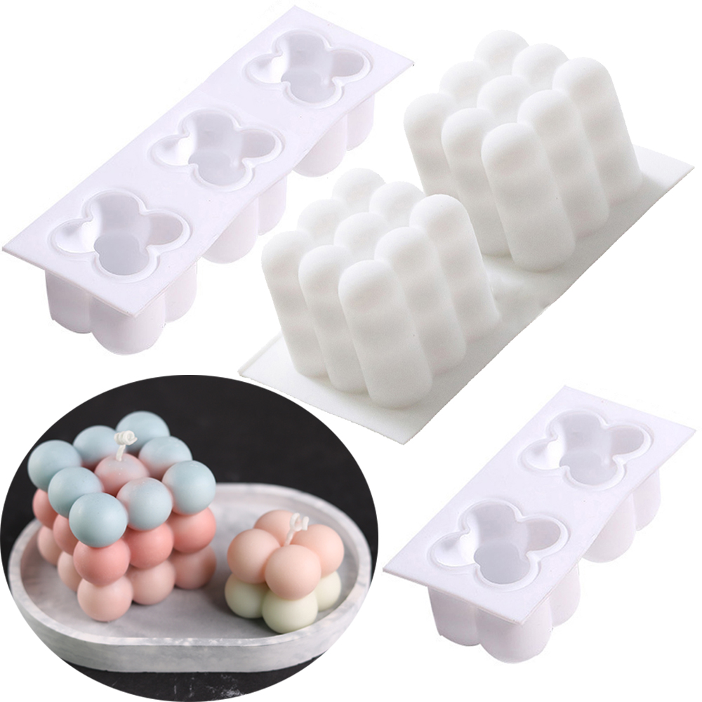 3D Bubble Candle Silicone Mold - Candle Making Soy Wax recension och pris