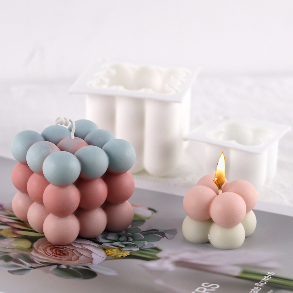 3D Bubble Candle Silicone Mold - Candle Making Soy Wax recension och pris