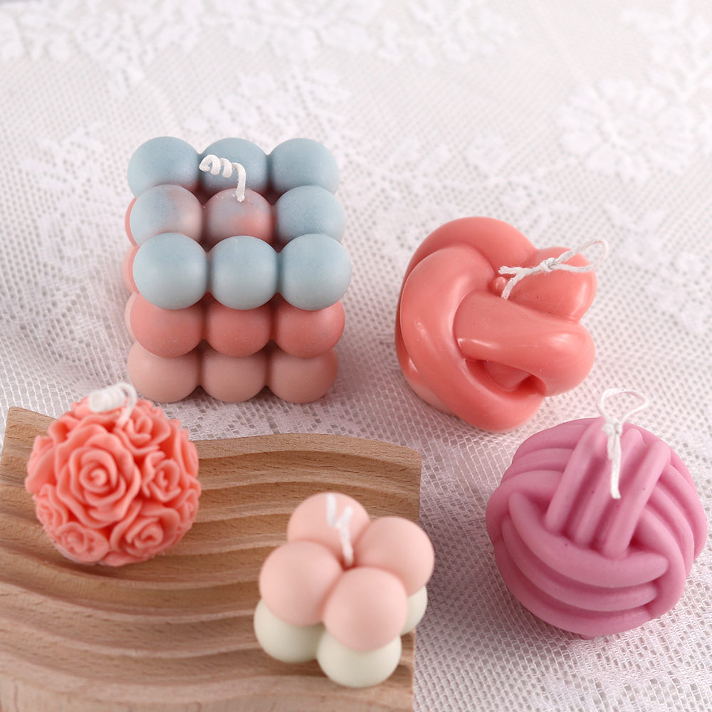 3D Bubble Candle Silicone Mold - Candle Making Soy Wax recension och pris