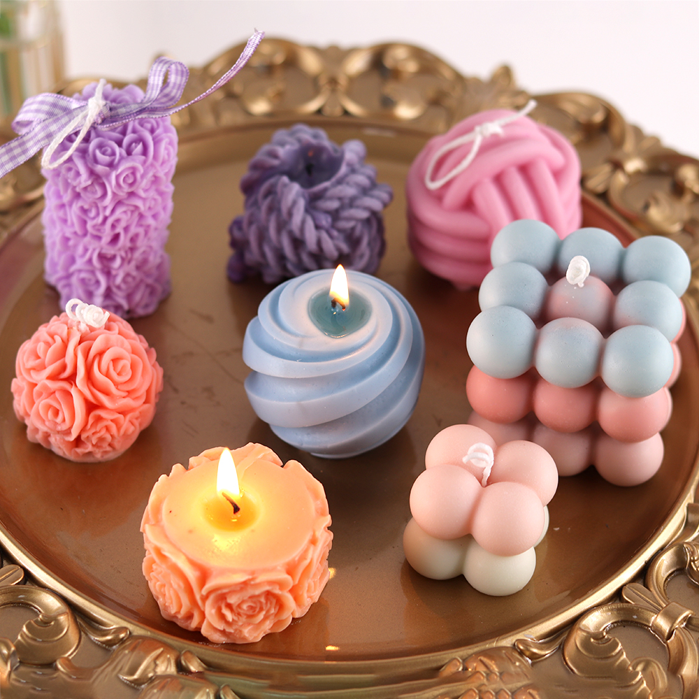 3D Bubble Candle Silicone Mold - Candle Making Soy Wax recension och pris