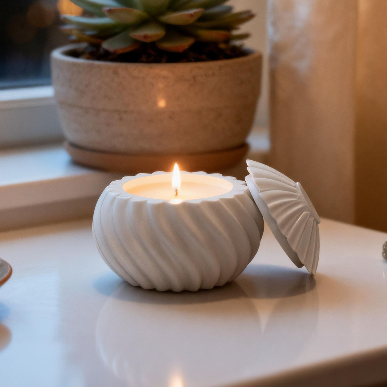 DIY Spiral Pearlescent Candle  - Candle Making Moulds recension och pris