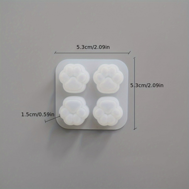 1Cat Paw Pattern Silicone Mold - Candle Making Kits recension och pris