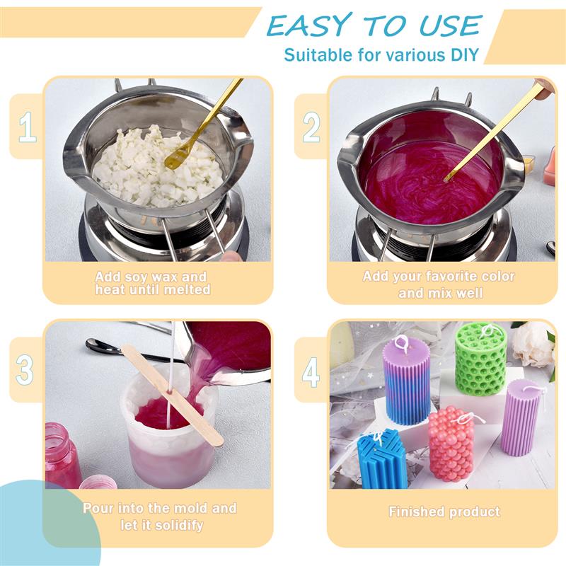100/500g/1kg Pure Soy Wax Para - Candle Making Soy Wax recension och pris